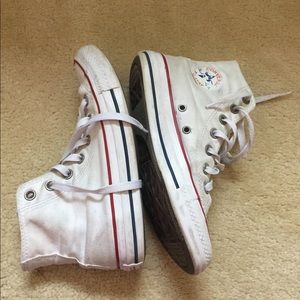 white high top converse